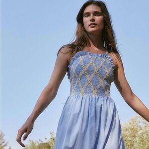 Christy Dawn dress in raven gingham size s